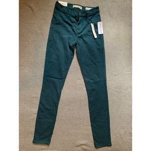 Bullhead Teal Skinny Jeggings